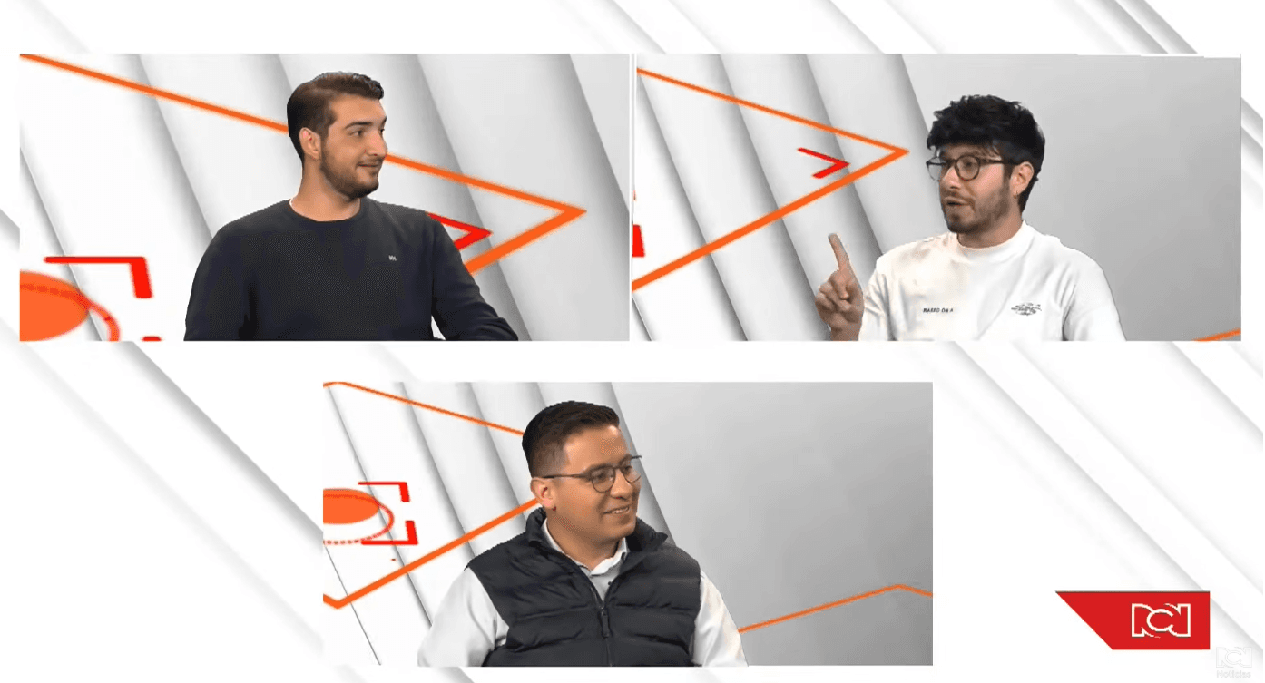 Captura del programa Parchando con los jóvenes (Canal RCN) sobre Candidateados
